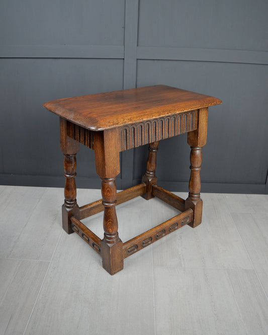 Early 20th century oak stool