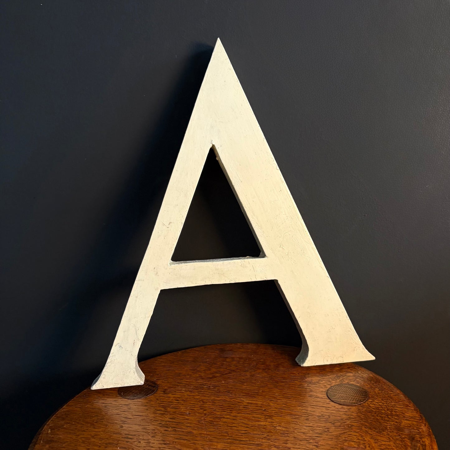 Vintage wooden letter ‘A’