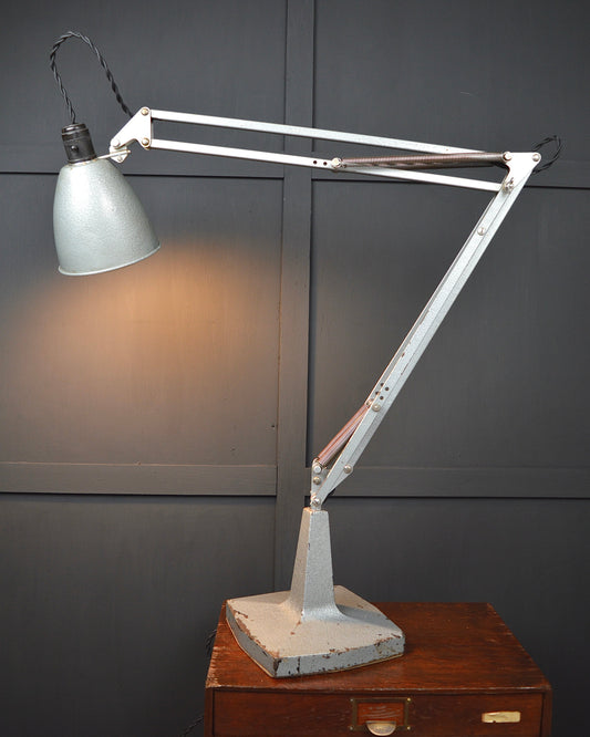 Rare 1930s Herbert Terry model 1208 anglepoise lamp