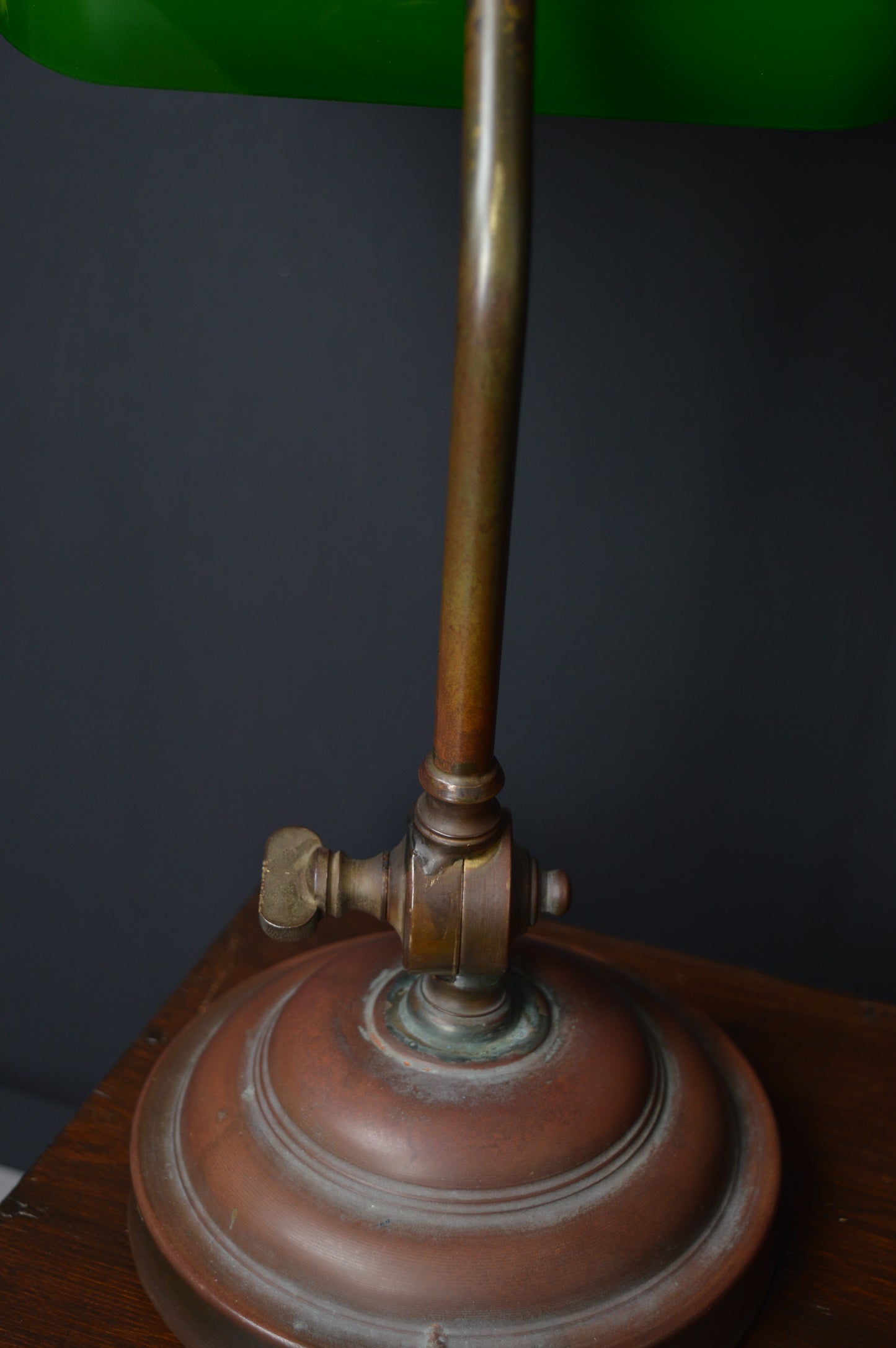 Early 20th century bankers desk Lamp
