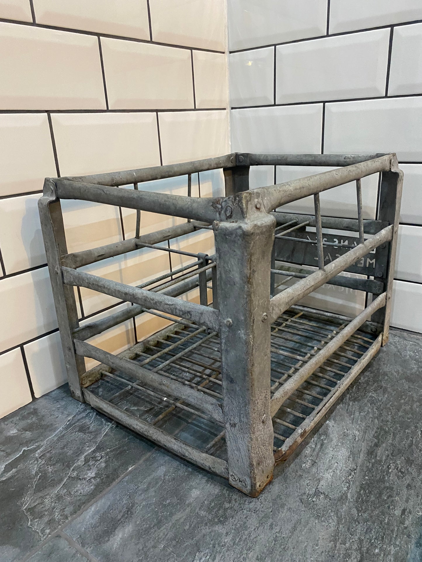 ‘Evan’s Medical’ Metal crate