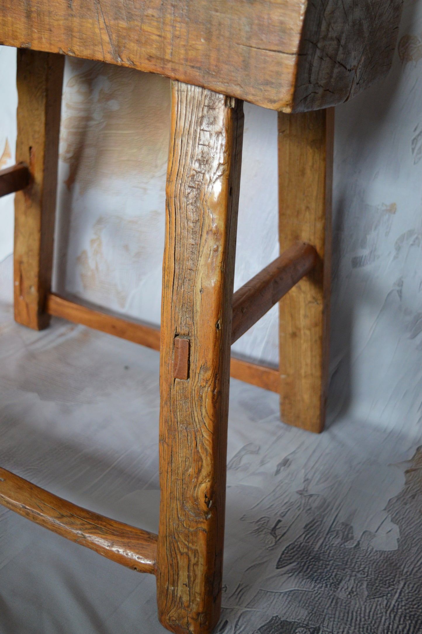 19th century oak stool