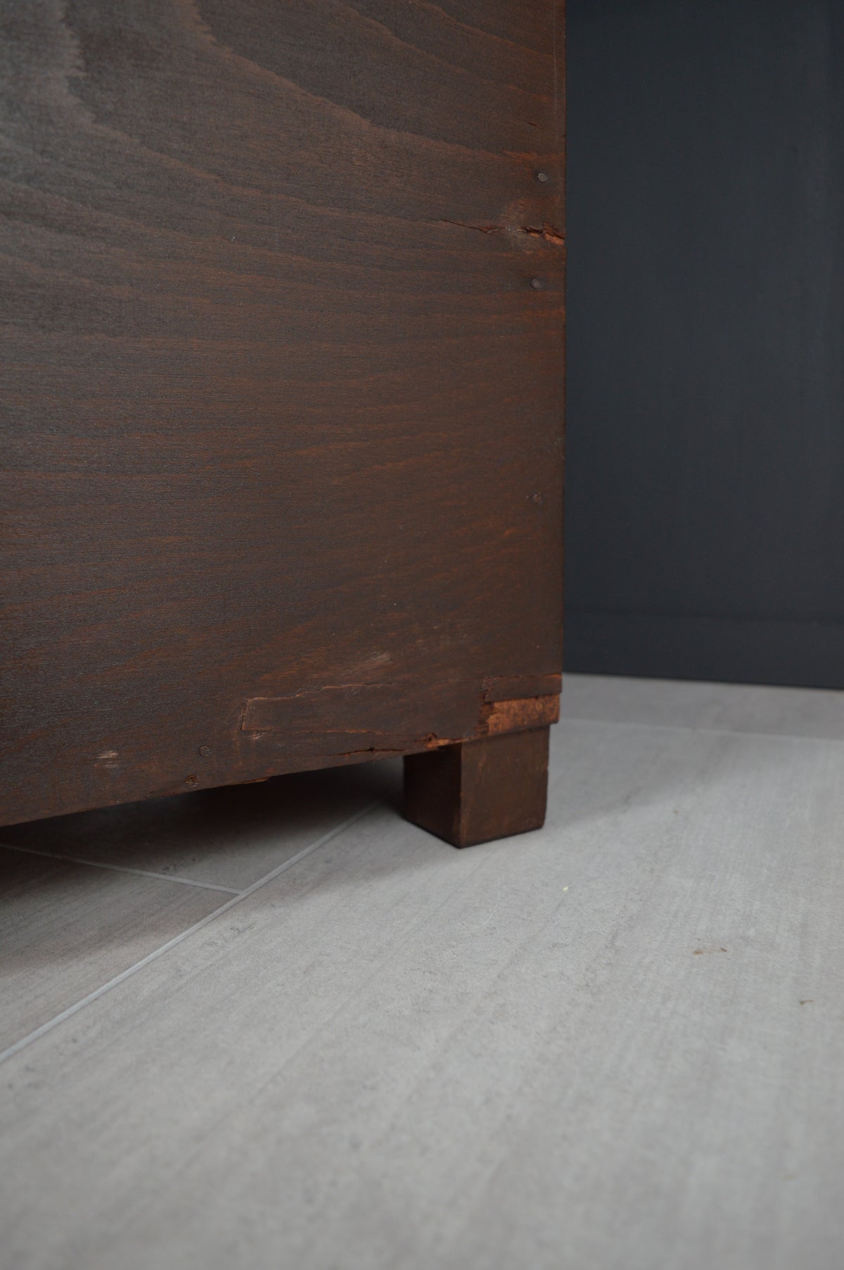 Mahogany Tambour front cabinet