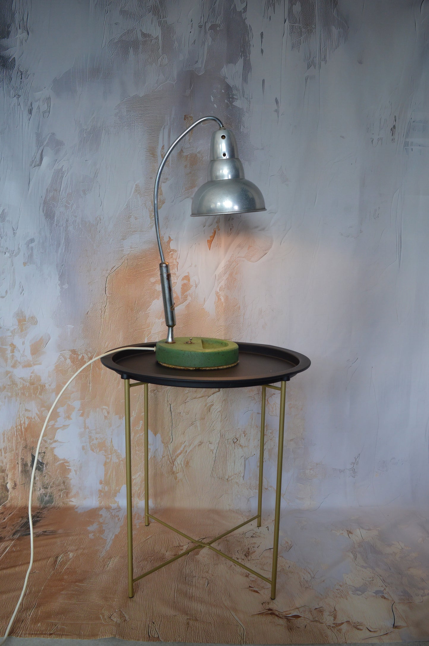 Green base 'Multilight' desk Lamp