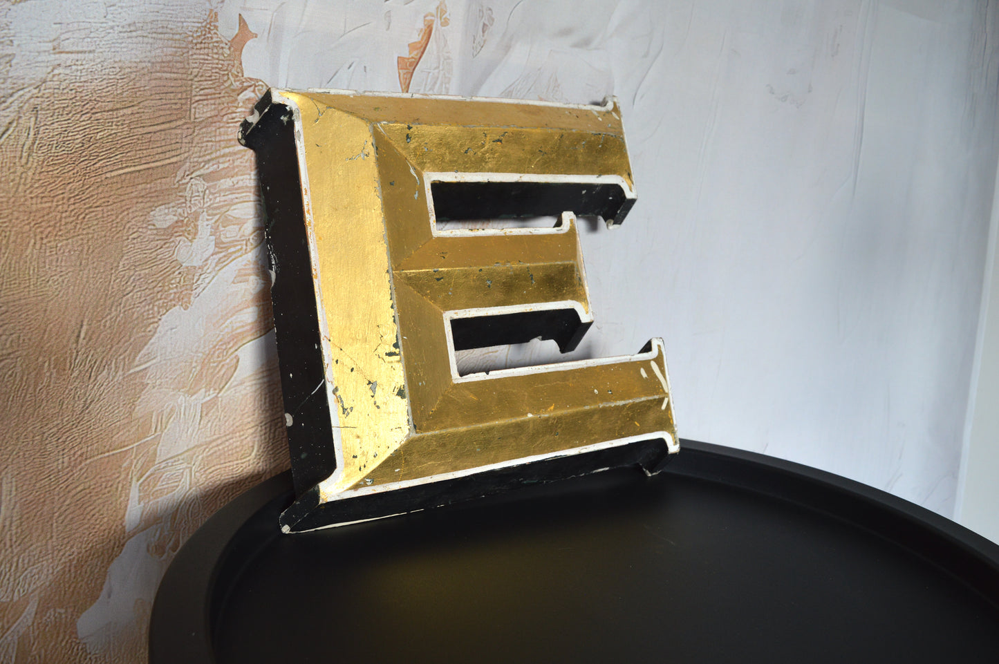 Large Gold Letter ‘E’