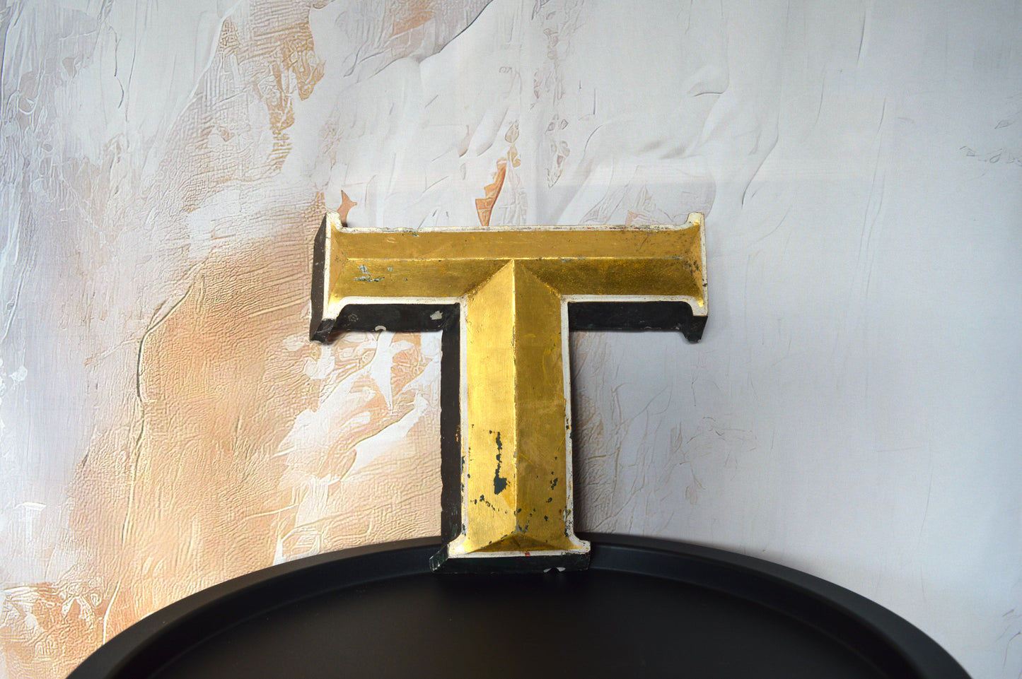 Large Gold Letter ‘T’