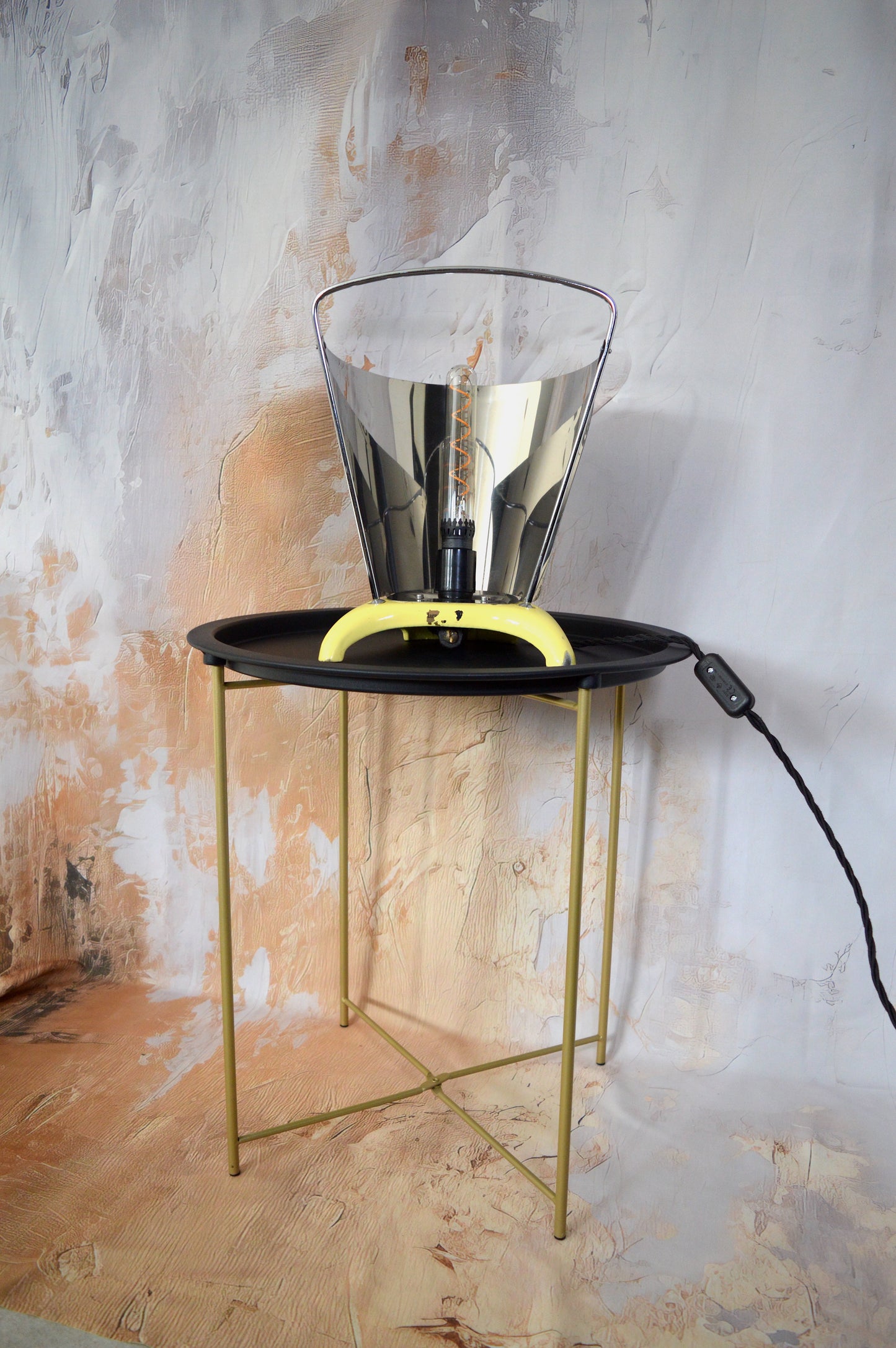 Harper 1950s Cast Iron Lamp