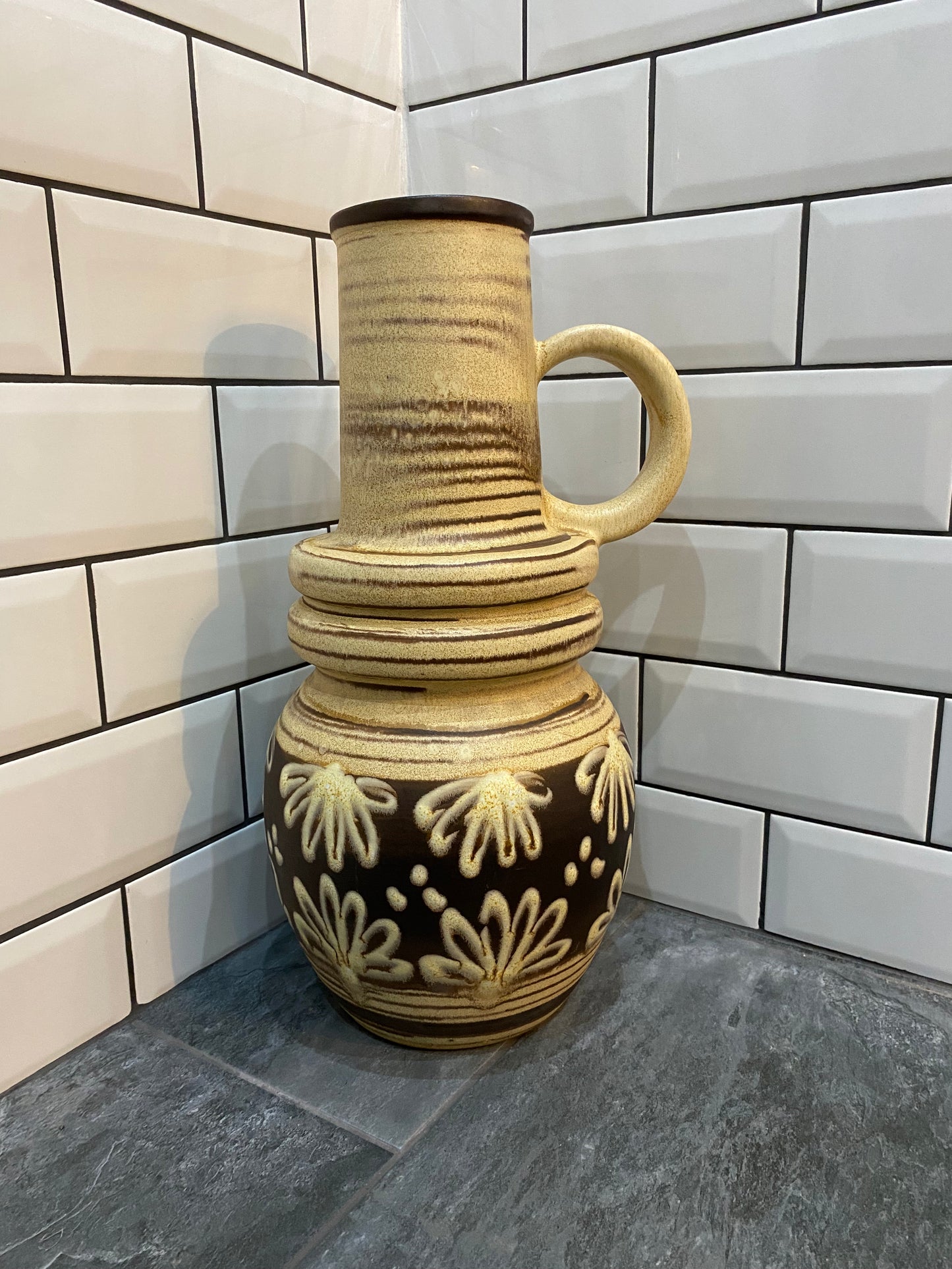 West German Floor Vase