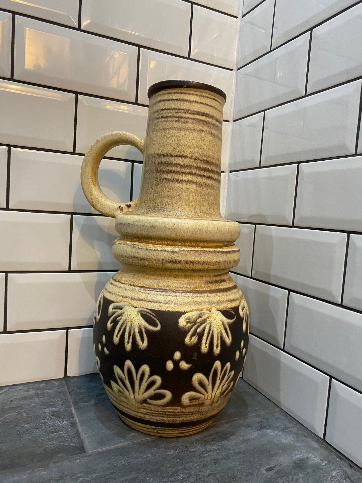 West German Floor Vase