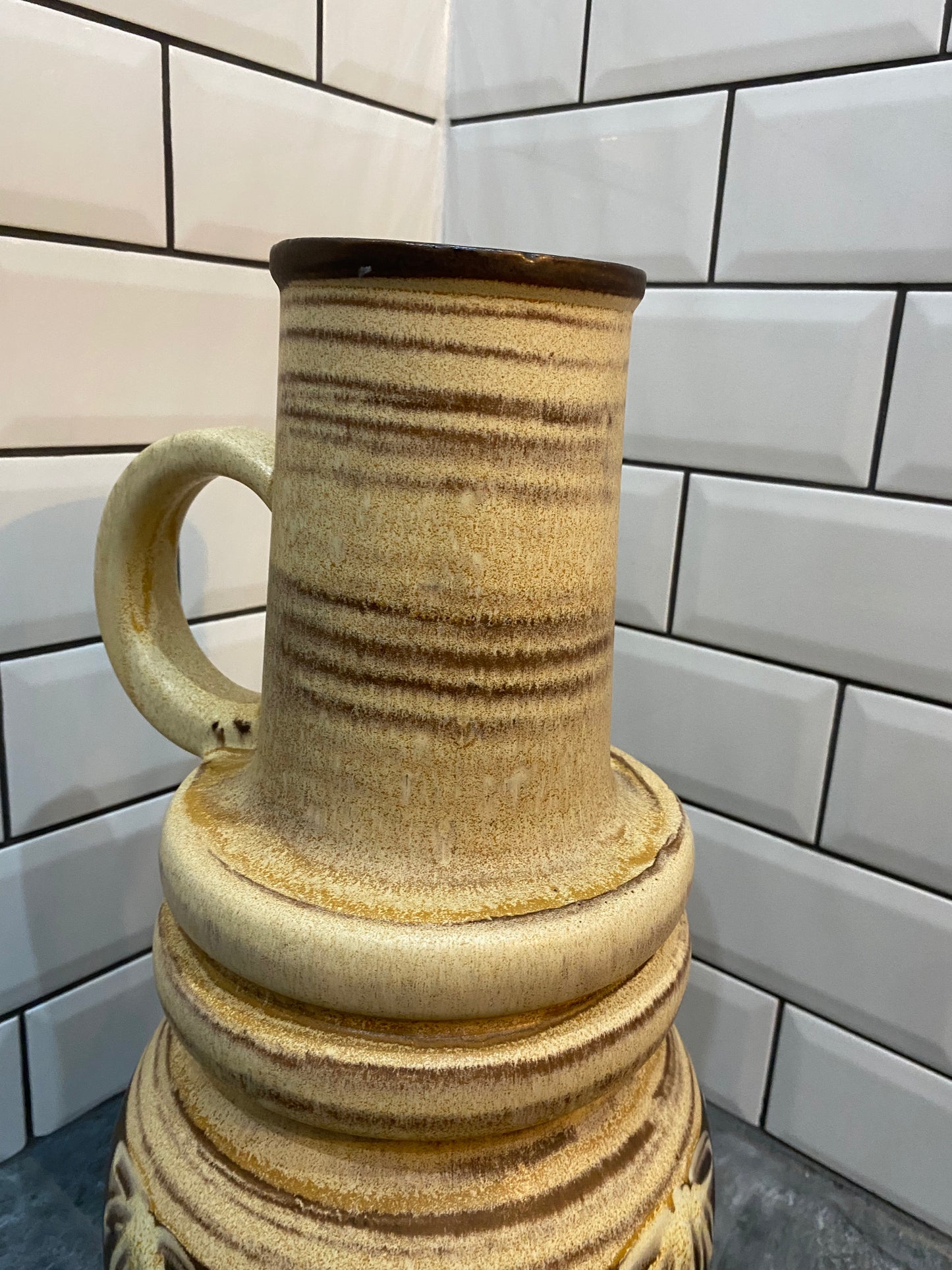 West German Floor Vase