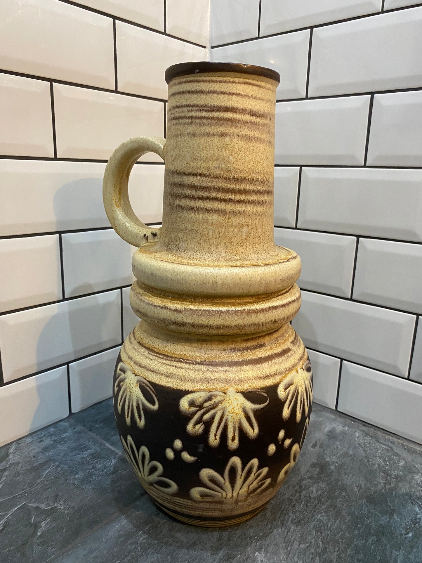 West German Floor Vase