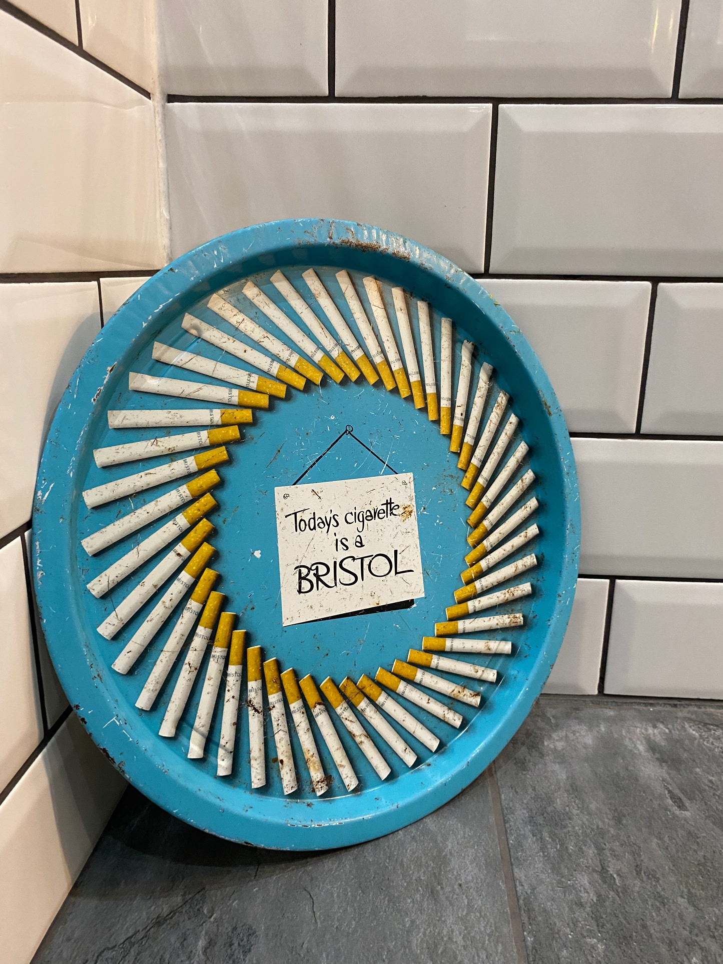 Enamel Advertising sign/tray