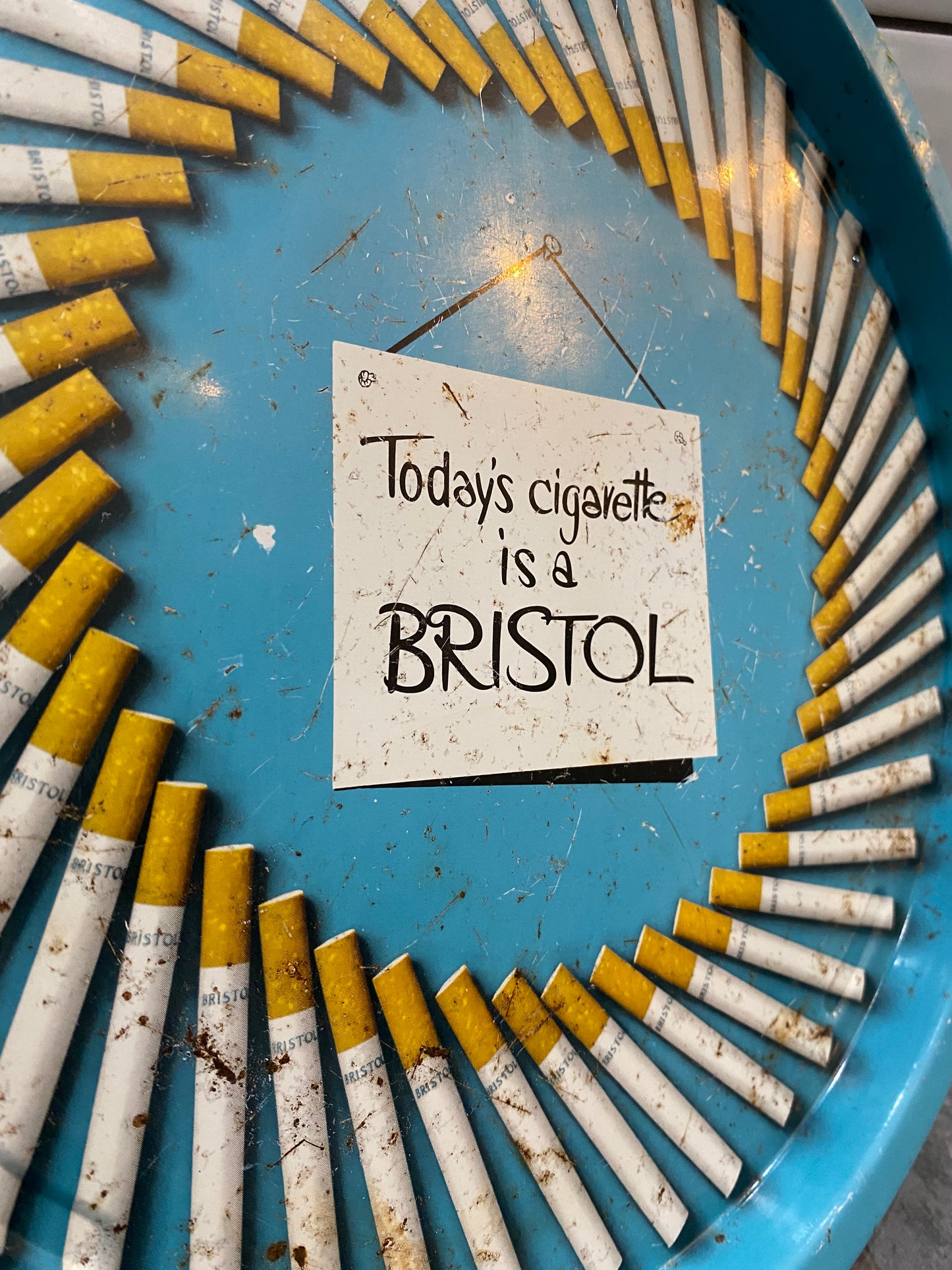 Enamel Advertising sign/tray