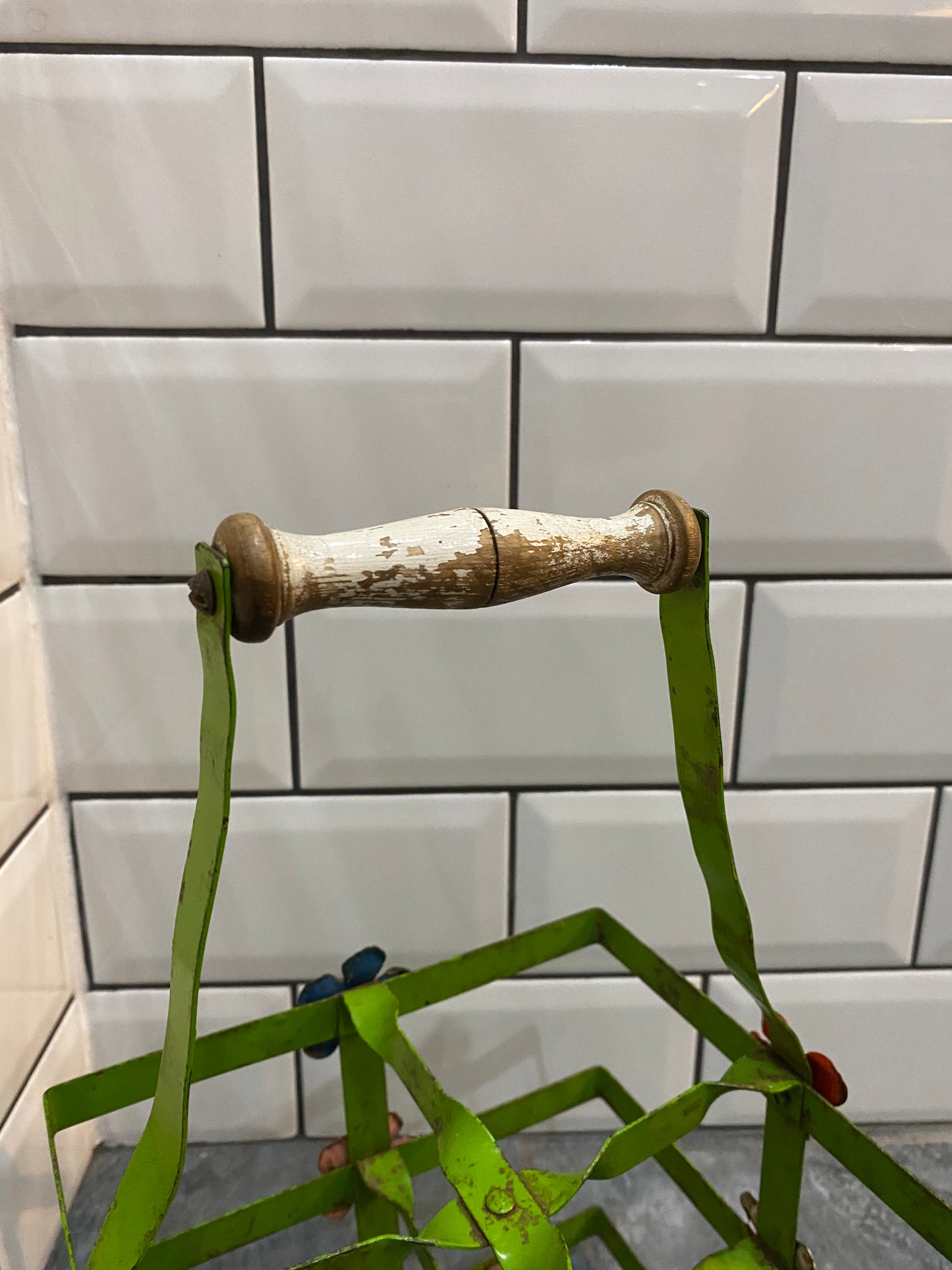 1950s Metal Bottle/Milk Carrier