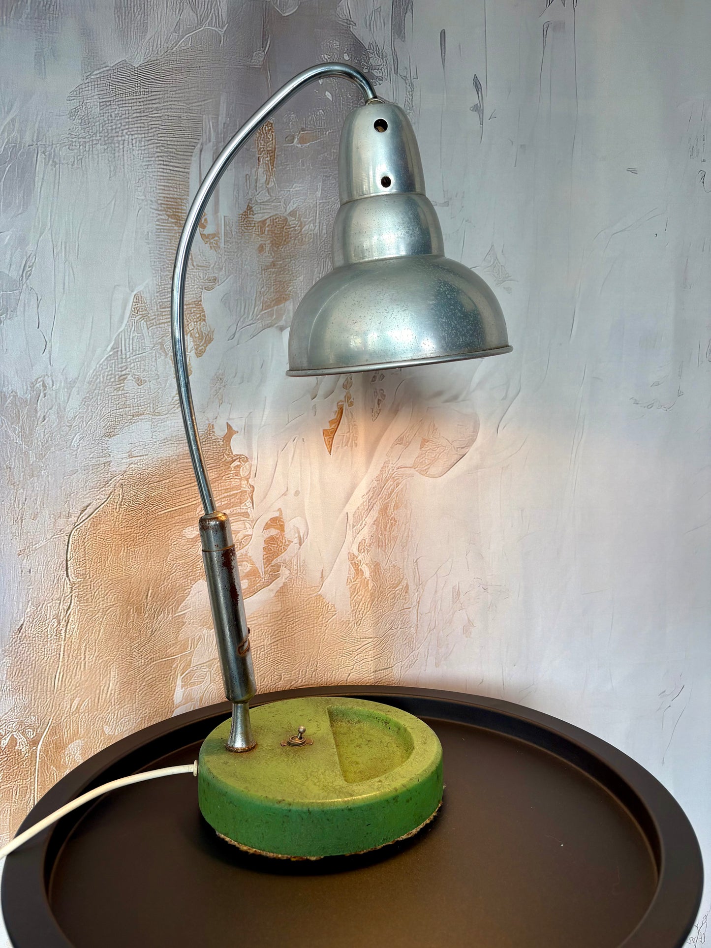 Green base 'Multilight' desk Lamp