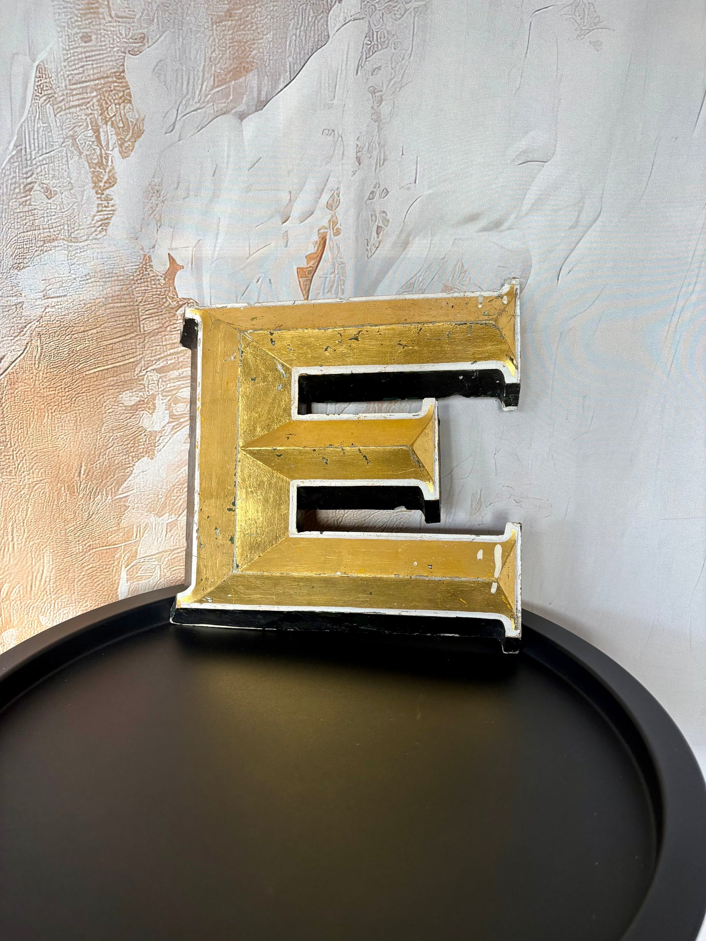 Large Gold Letter ‘E’