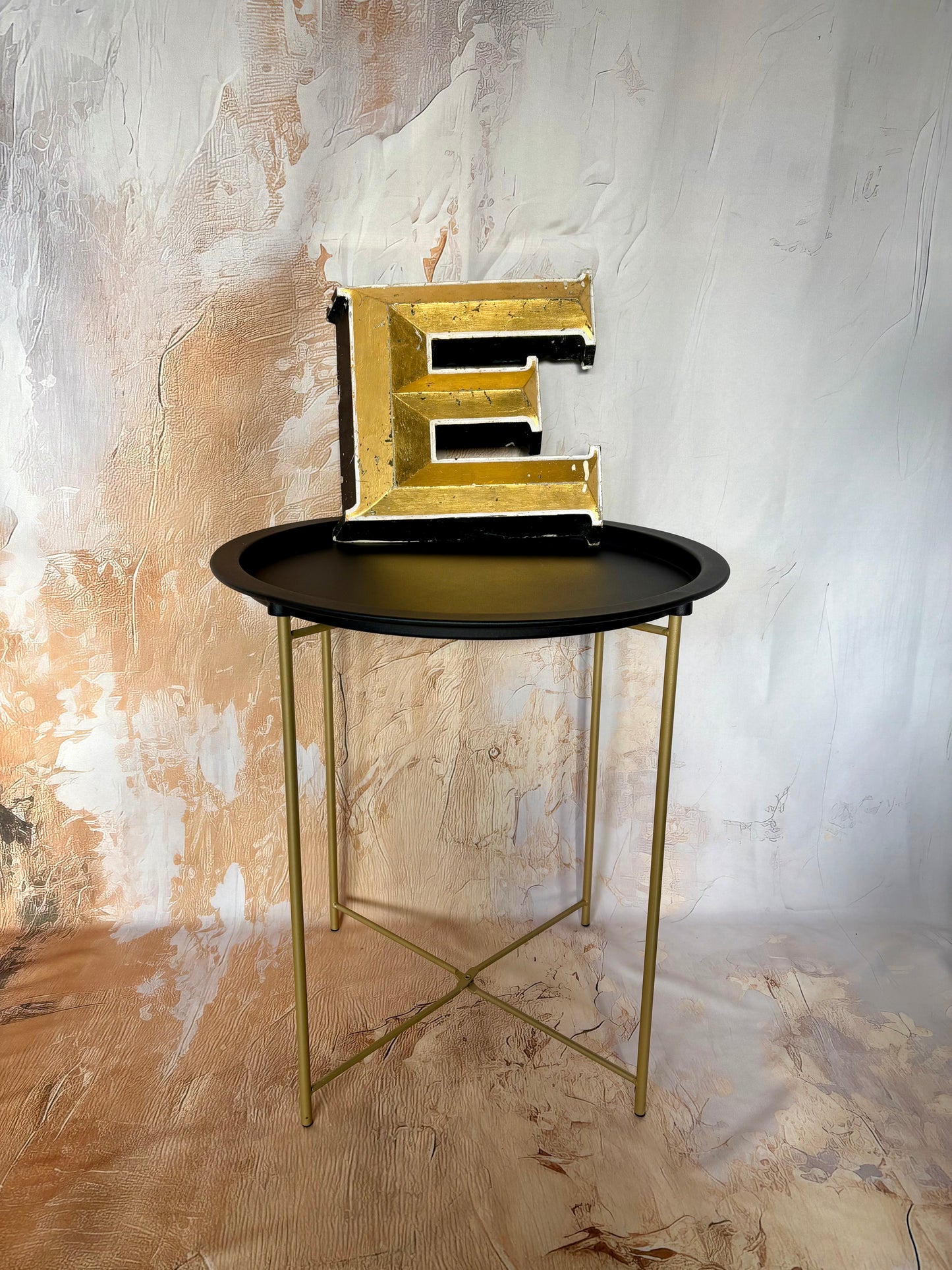Large Gold Letter ‘E’