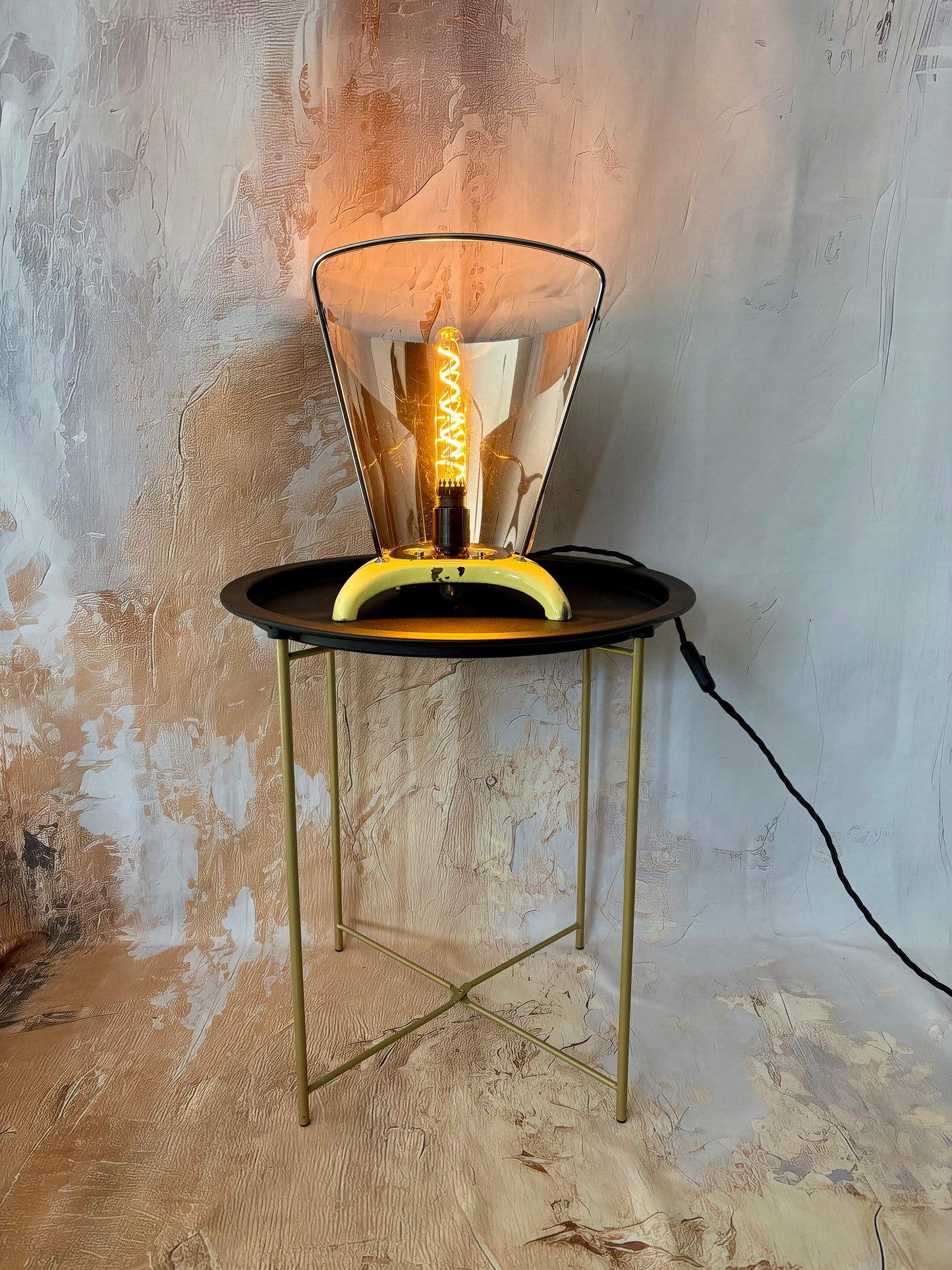 Harper 1950s Cast Iron Lamp