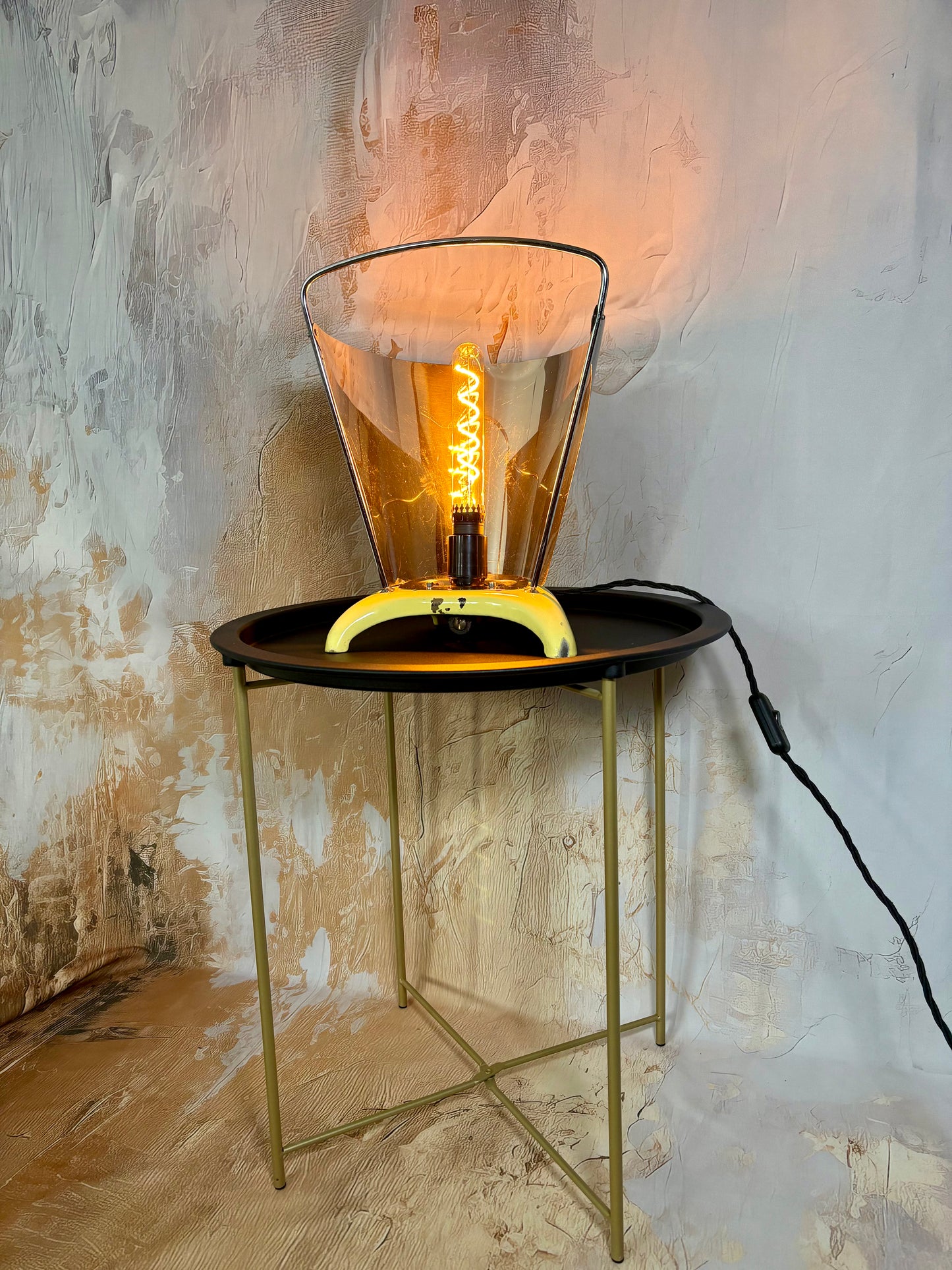 Harper 1950s Cast Iron Lamp