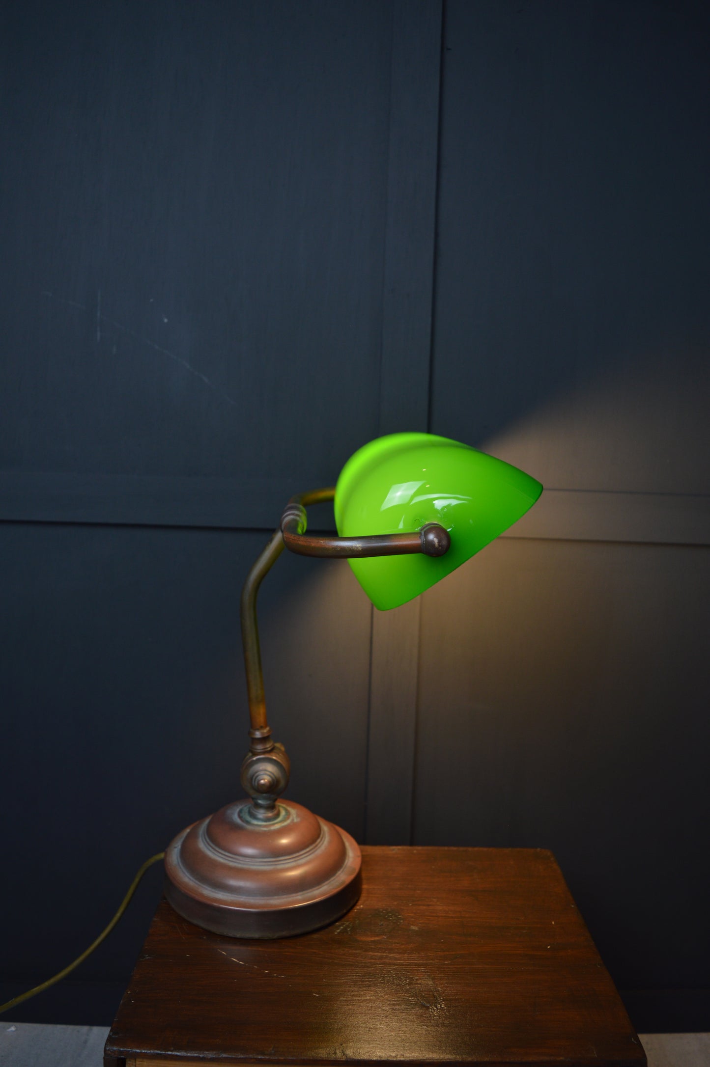 Early 20th century bankers desk Lamp
