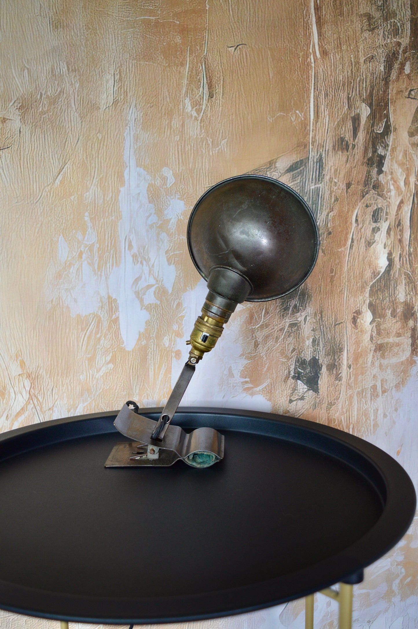 1920s 'Adjusto-Lite' clip on lamp by Farberware