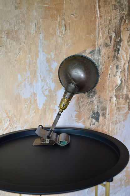 1920s 'Adjusto-Lite' clip on lamp by Farberware