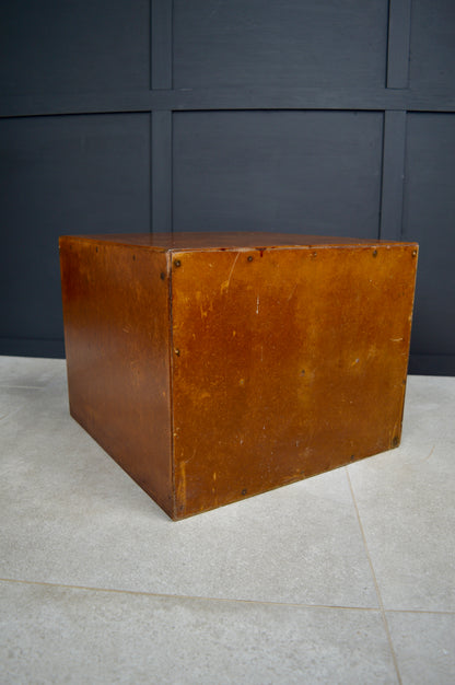 Early 20th century 4 drawer index cabinet