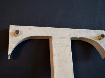 Vintage Wooden letter ‘T’