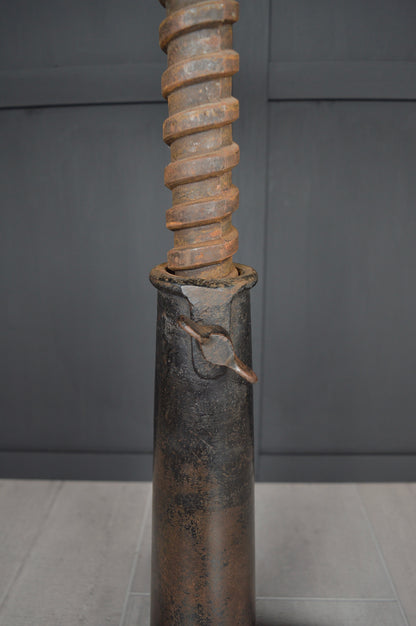 Singer cast iron industrial stool