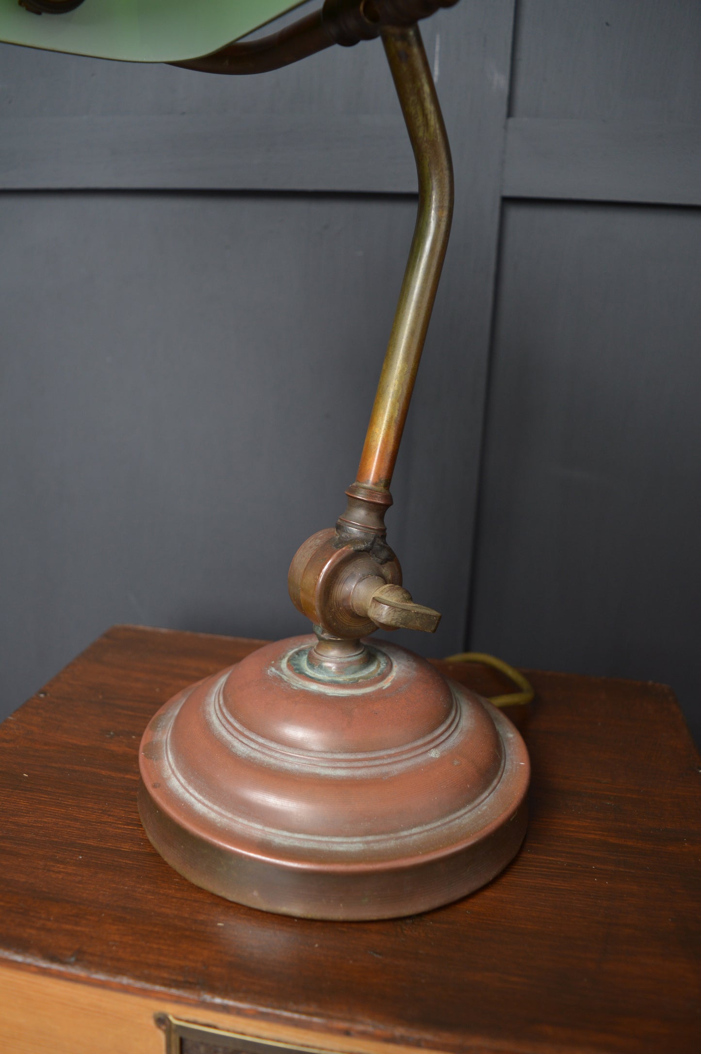 Early 20th century bankers desk Lamp
