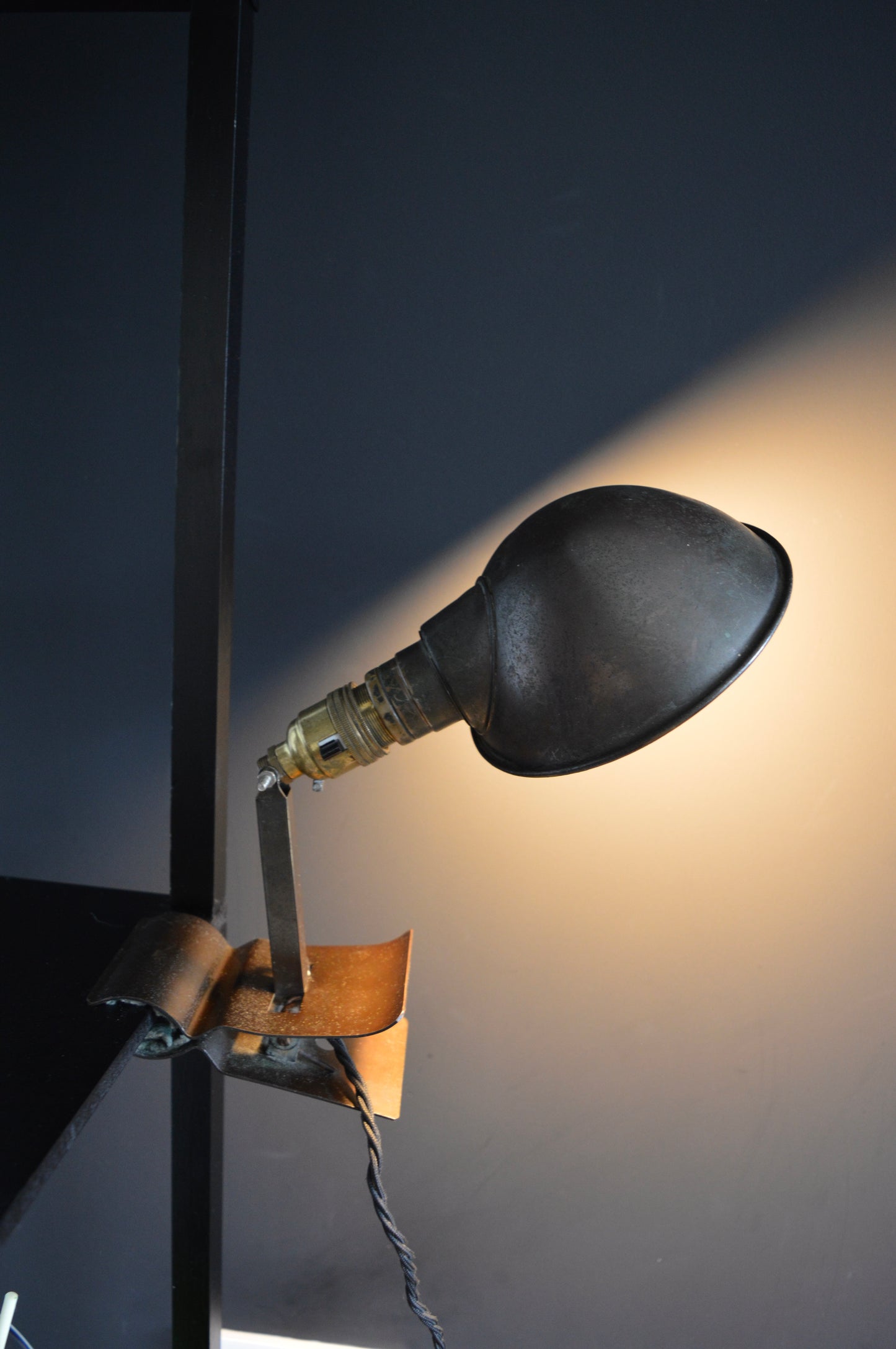 1920s 'Adjusto-Lite' clip on lamp by Farberware