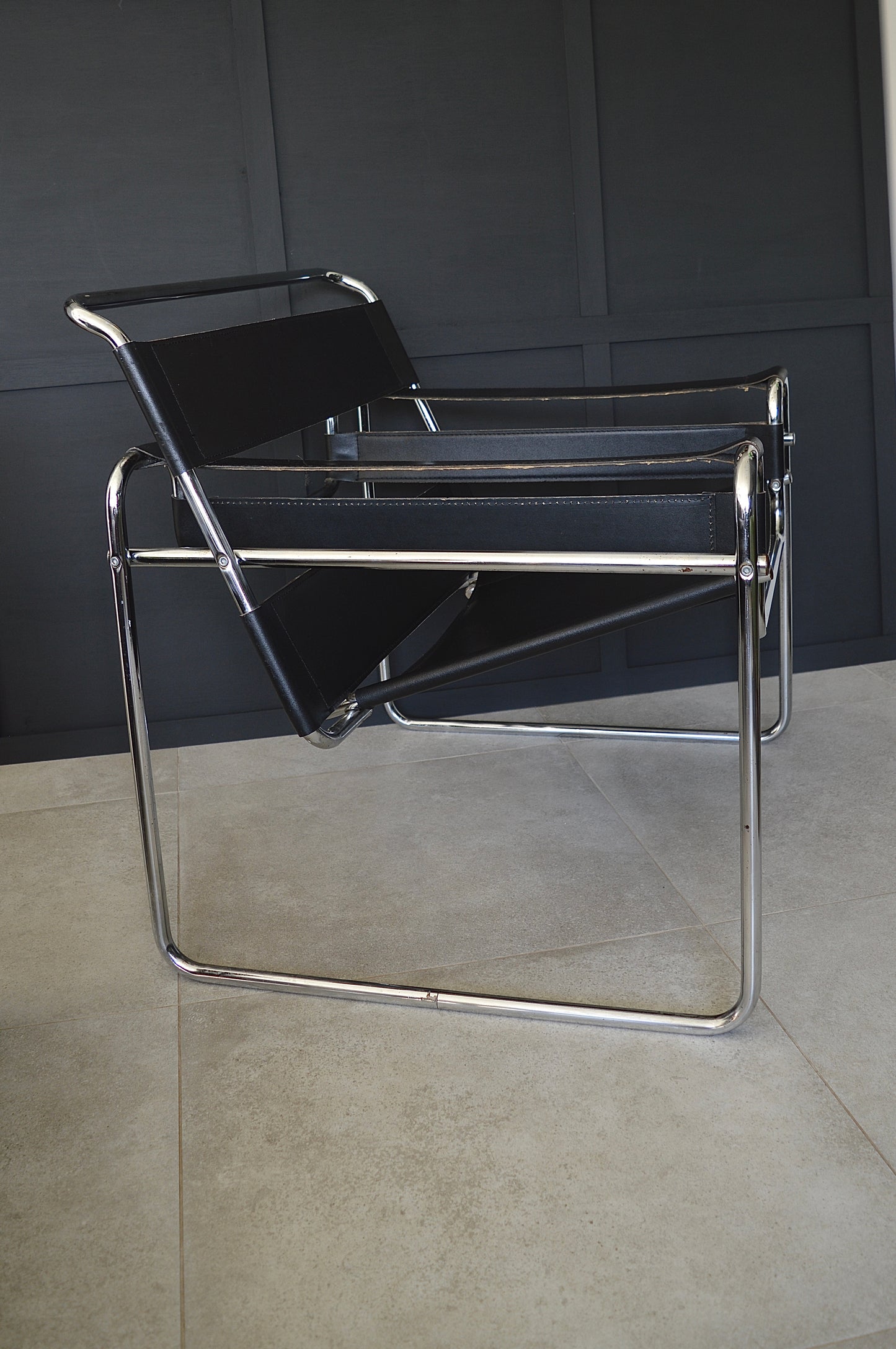Vintage leather Wassily B3 chair