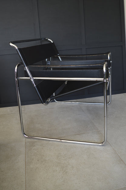 Vintage leather Wassily B3 chair