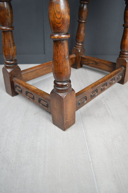 Early 20th century oak stool