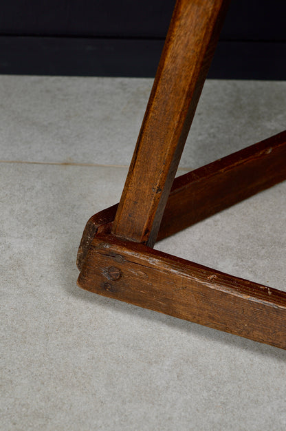 19th century wooden jewellers stool