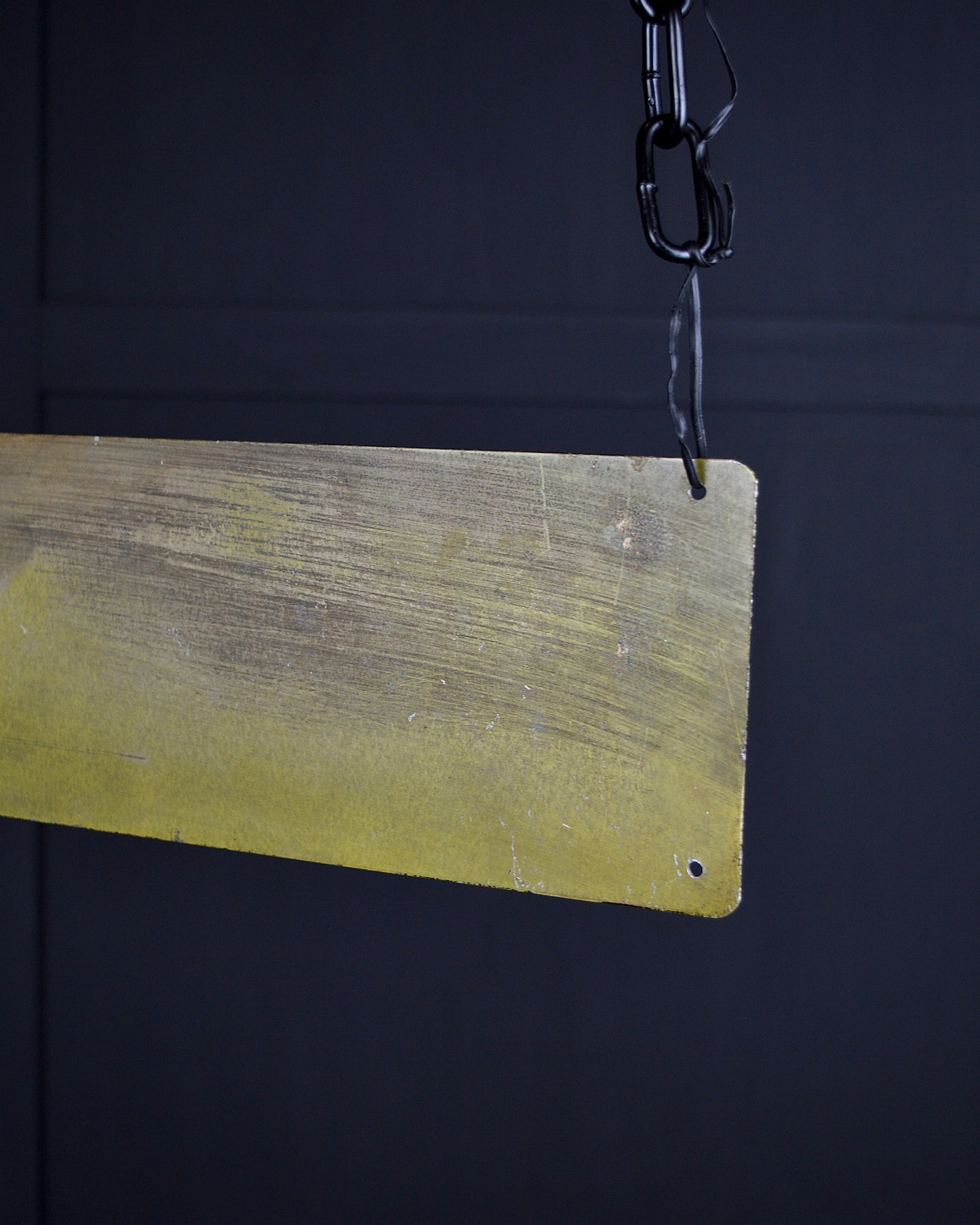 ‘The listener’ metal sign