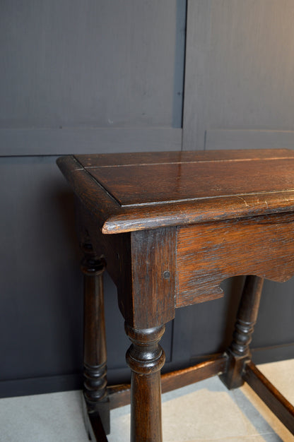 Early 20th century oak stool