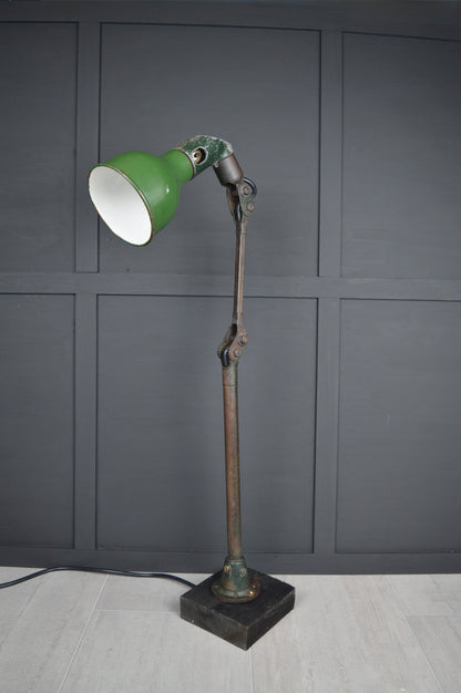 1930s Mek Elek industrial machinists lamp