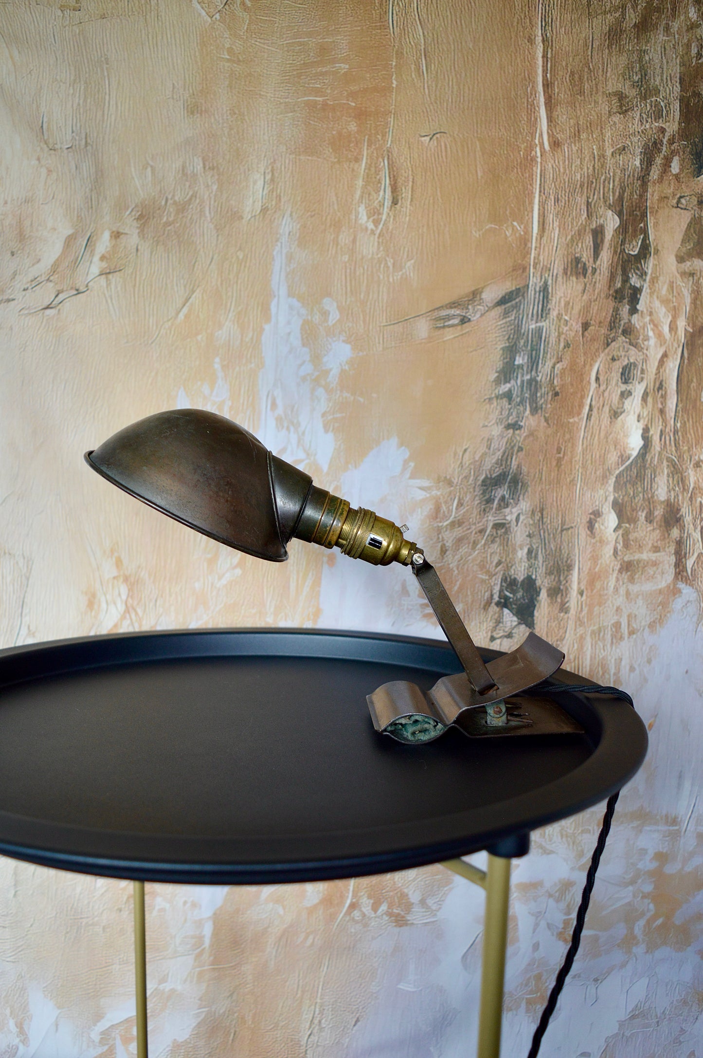 1920s 'Adjusto-Lite' clip on lamp by Farberware