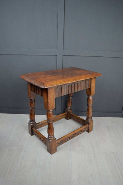 Early 20th century oak stool
