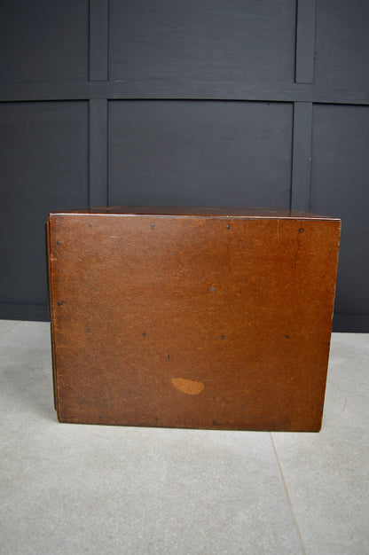 Early 20th century 4 drawer index cabinet