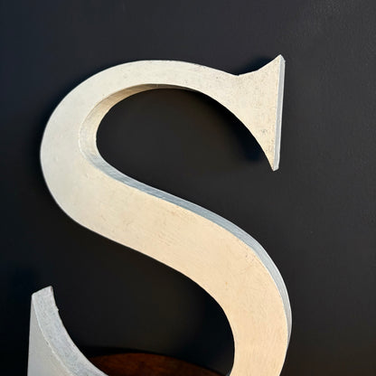 Vintage Wooden letter ‘S’