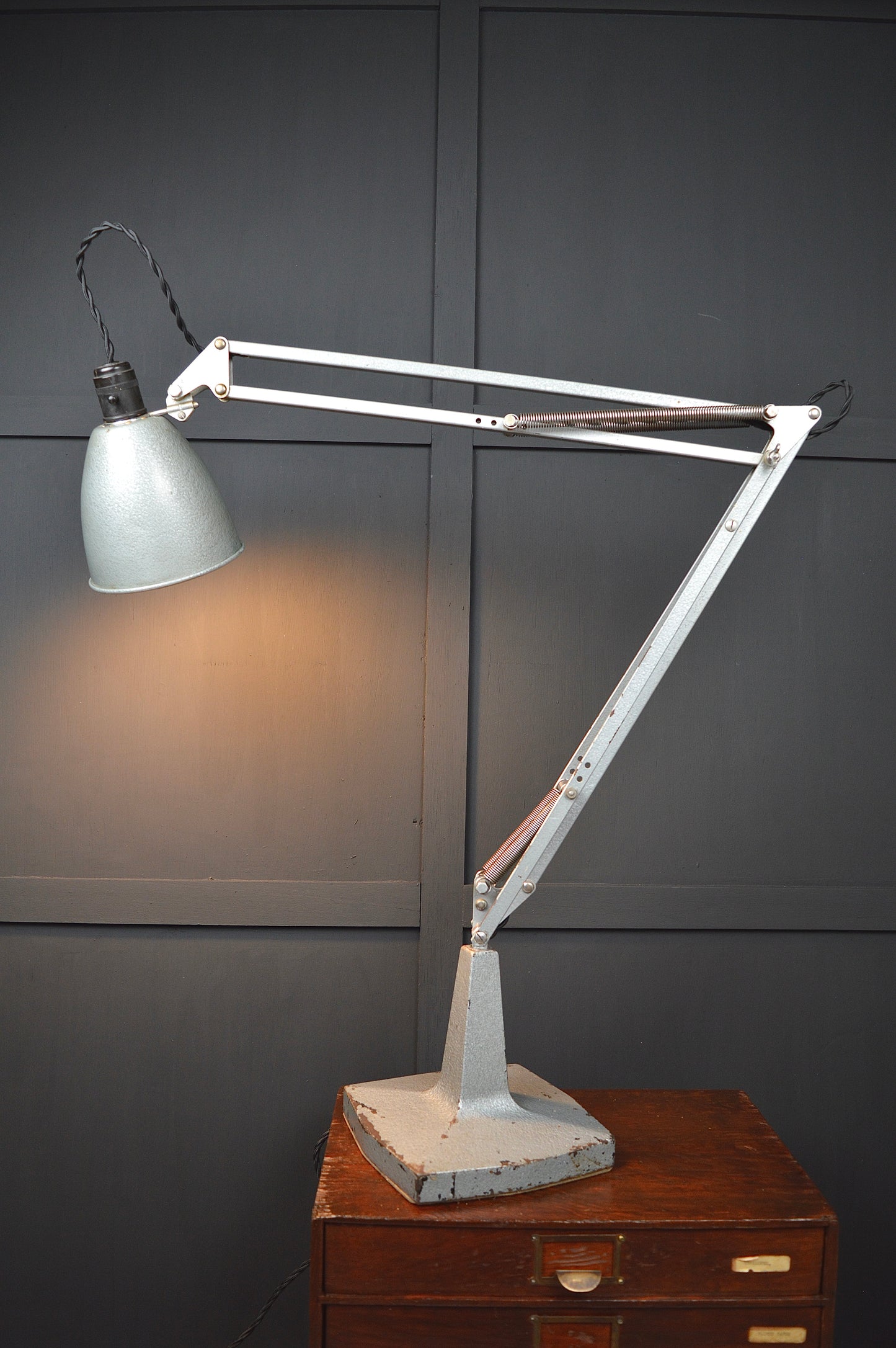 Rare 1930s Herbert Terry model 1208 anglepoise lamp