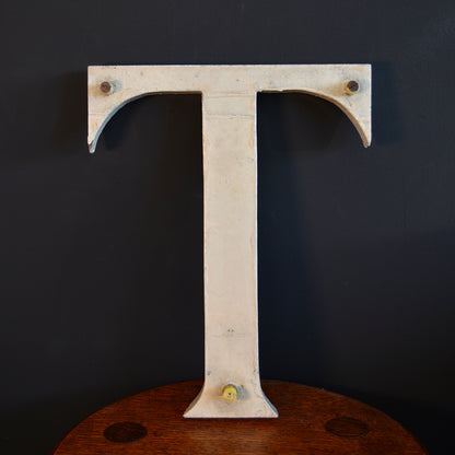 Vintage Wooden letter ‘T’