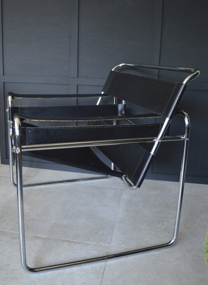 Vintage leather Wassily B3 chair
