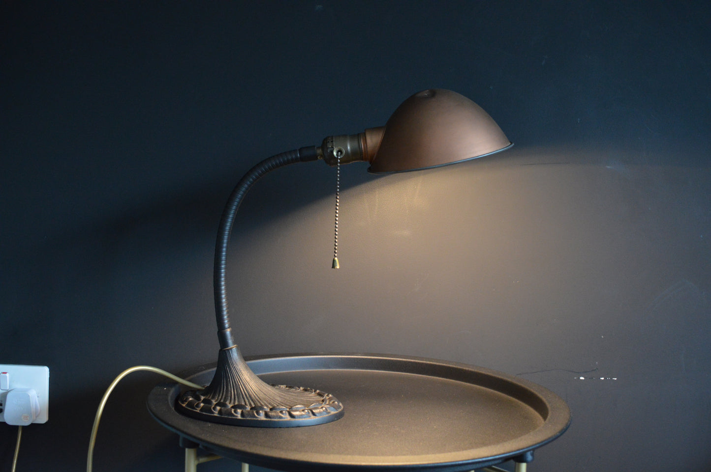 1930s Leviton Gooseneck Lamp