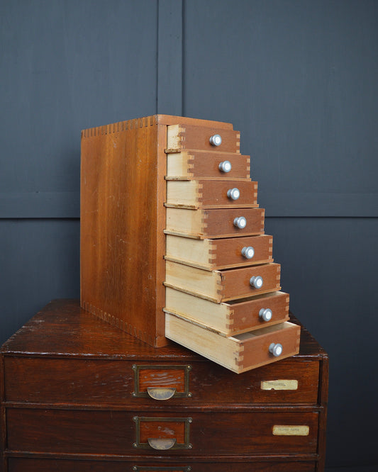 Vintage small collectors/watchmaker drawers