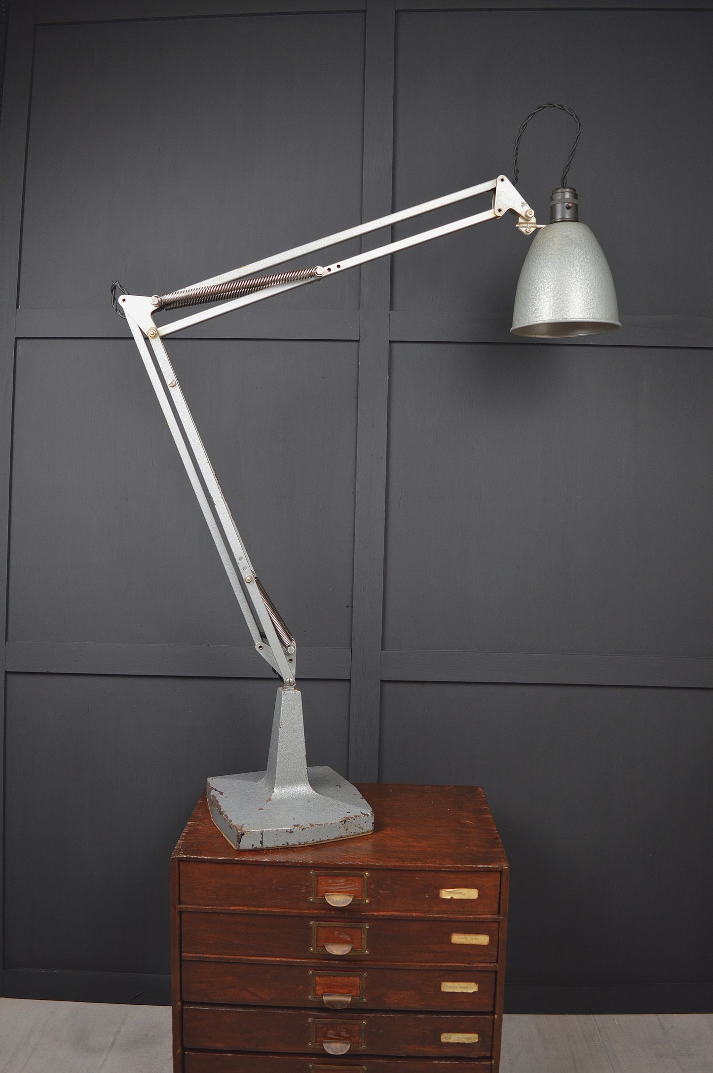 Rare 1930s Herbert Terry model 1208 anglepoise lamp