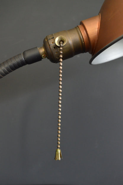 1930s Leviton Gooseneck Lamp