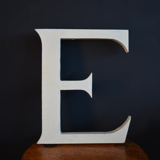 Vintage Wooden letter ‘E’
